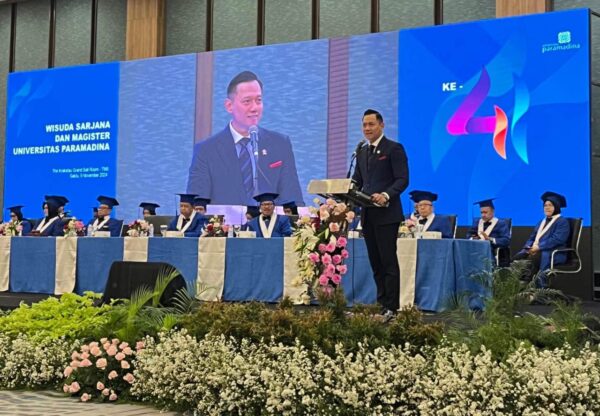 Menteri AHY Hadiri Wisuda Universitas Paramadina