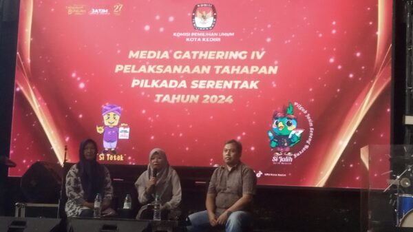 KPU Kota Kediri Gelar Media Gathering IV