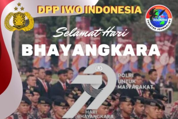 DPP IWO Indonesia Ucapkan Selamat Hari Bhayangkara ke-79, Sinergi Pers dan Polri Demi Masyarakat