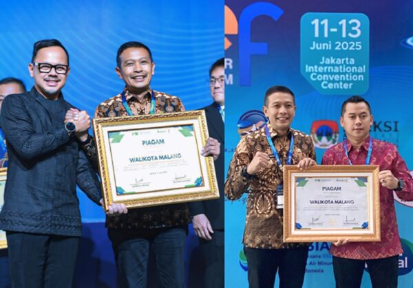 Sukses Mentransformasi Tugu Tirta, Wali Kota Malang Raih Penghargaan Nasional Pertama di IWWEF 2025
