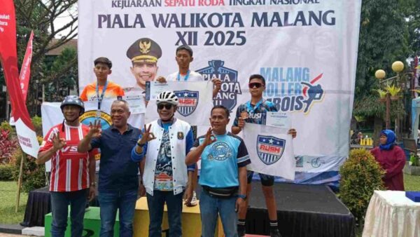Wahyu Hidayat Pantau Langsung Kejuaraan Sepatu Roda Tingkat Nasional Wali Kota Cup 
