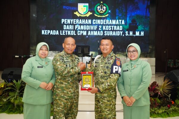 Penyerahan Jabatan Dandenpom Divif 2 Kostrad