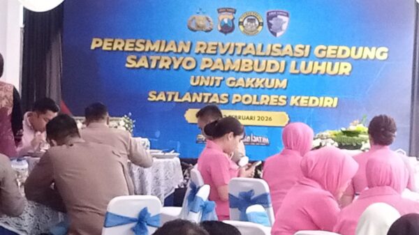 Peresmian Gedung Baru Gakkum Satlantas Kepolisian Resort Kediri