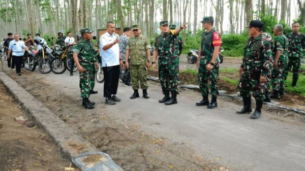 Pemkab Kediri bersama TNI Kawal Program TMMD ke-127 Selesai Tepat Waktu