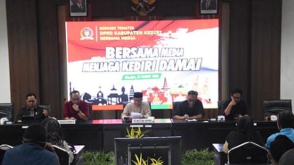 DPRD Kabupaten Kediri Gelar Diskusi Bersama Media Menjaga Kediri Damai