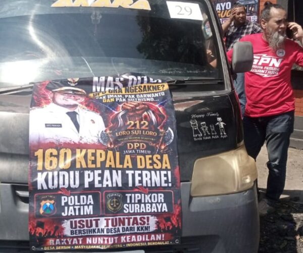 Aliansi Kediri Raya (AKAR) Gelar Aksi Damai Bentuk Dukungan Penegakan Hukum dalam Kasus Rekrutmen Perangkat Desa di Kabupaten Kediri