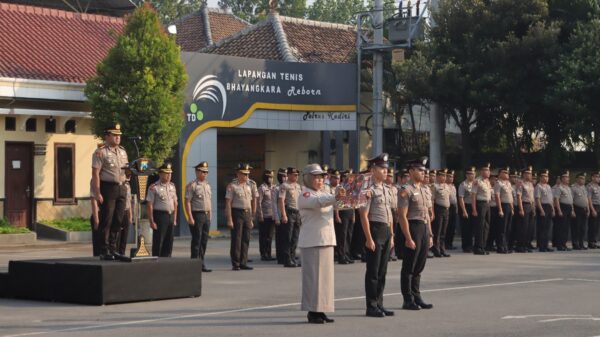 Apel Perdana, Kapolres Kediri Tekankan Deteksi Dini dan Respons Cepat